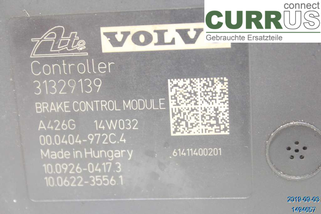 VOLVO XC70  14-16 ABS hydraulisk enhet 31400545 D4 2,4