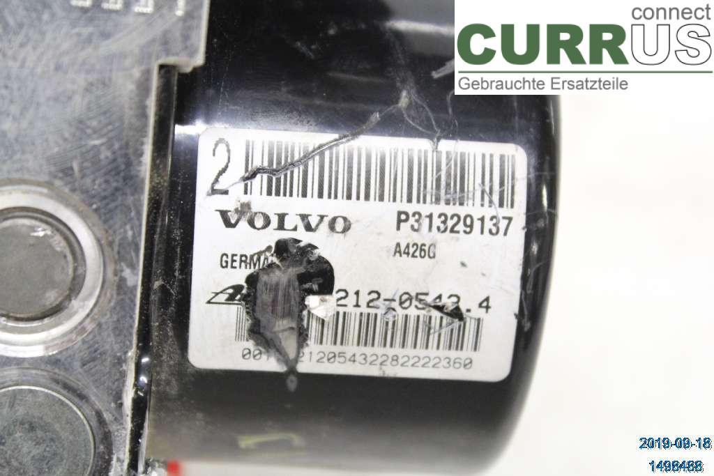 VOLVO S60      11-13 ABS hydraulisk enhed 31329138 T4 1,6