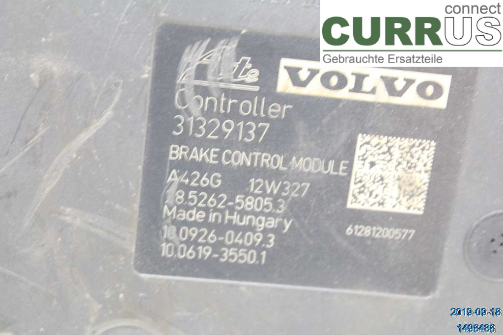VOLVO S60      11-13 ABS hydraulisk enhed 31329138 T4 1,6