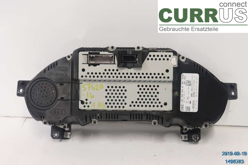 AUDI A6 ALLROAD 4G  12-18 Instrumentpanel / kombiinstrument 4G9920951B 3,0 TDI