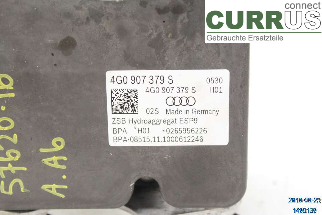 AUDI A6 ALLROAD 4G  12-18 ABS hydraulisk enhet 4G0614517AK 3,0 TDI