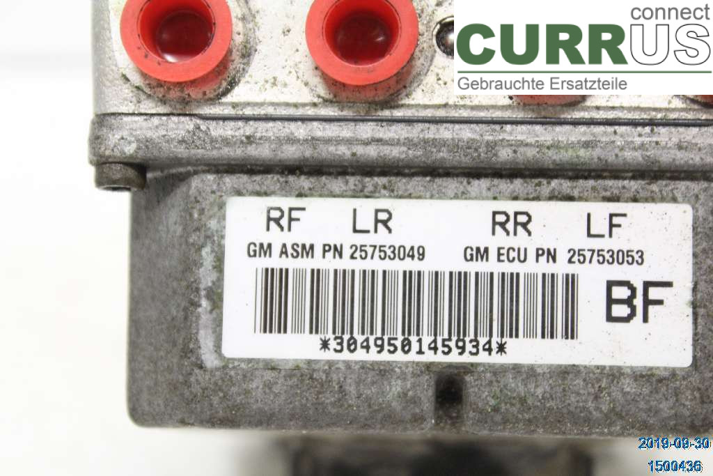 CADILLAC SRX ABS hydraulisk enhet 19244857 3.6 V6