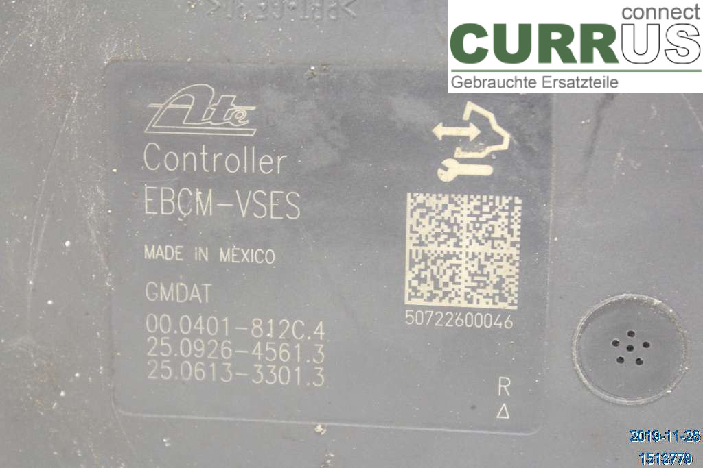 CHEVROLET CAPTIVA ABS Hydraulic unit 96626061 2,0 D