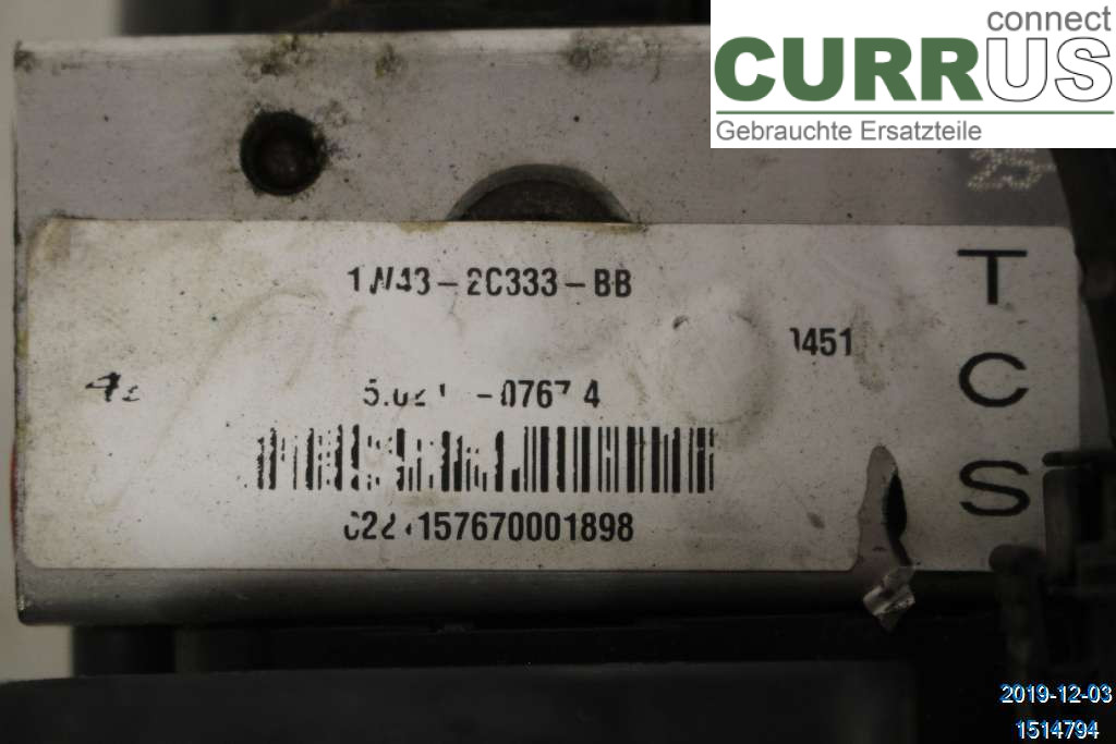 FORD LINCOLN ABS Hydraulic unit 1W432C333BB 