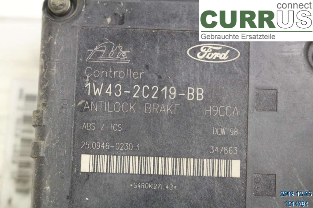 FORD LINCOLN ABS Hydraulic unit 1W432C333BB 