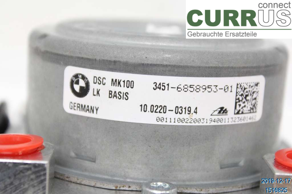 BMW 3 F30/F31/F80    12-19 ABS Hydraulic unit 34516897117 2,0D