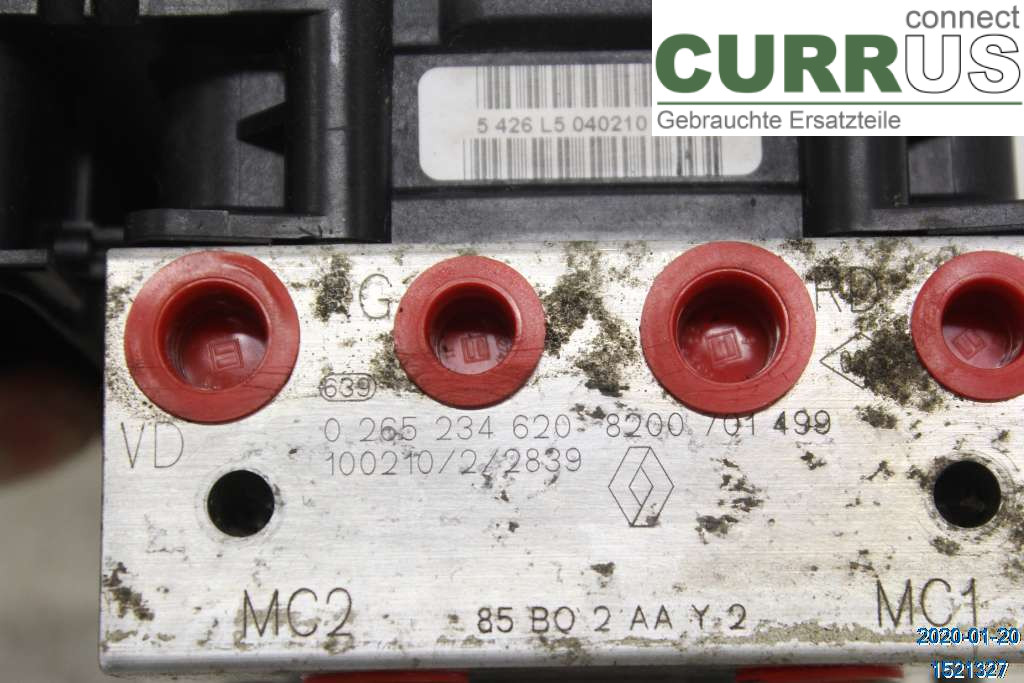 RENAULT CLIO III  09-12 ABS Hydraulic unit 8201128671 1,2 ECO