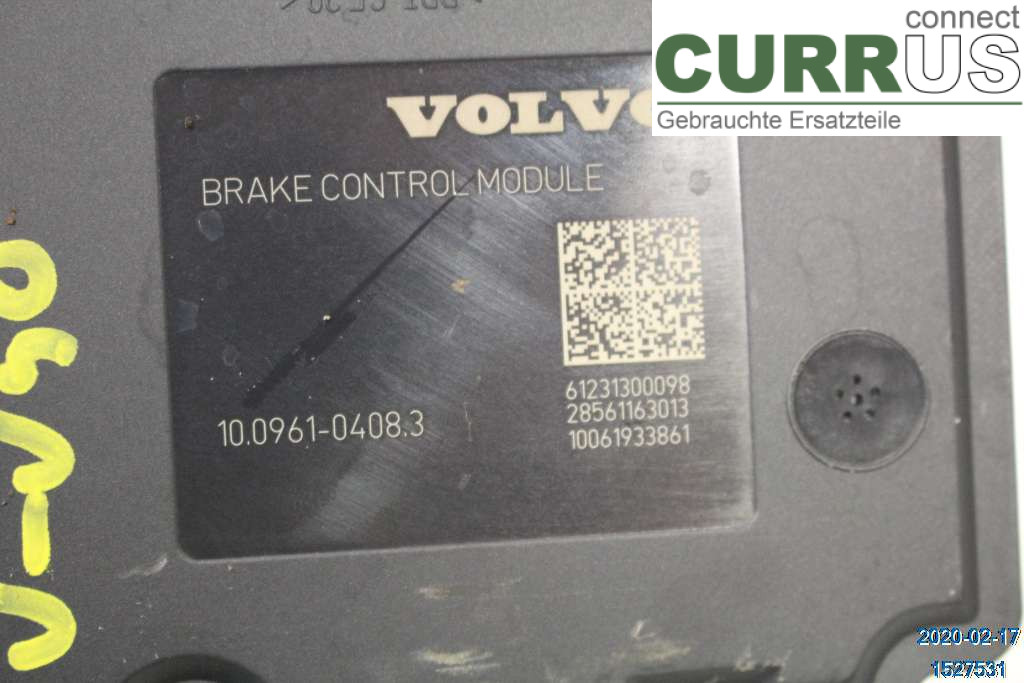 VOLVO V50      08-12 ABS Hydraulic unit 31317379 D2 1.6