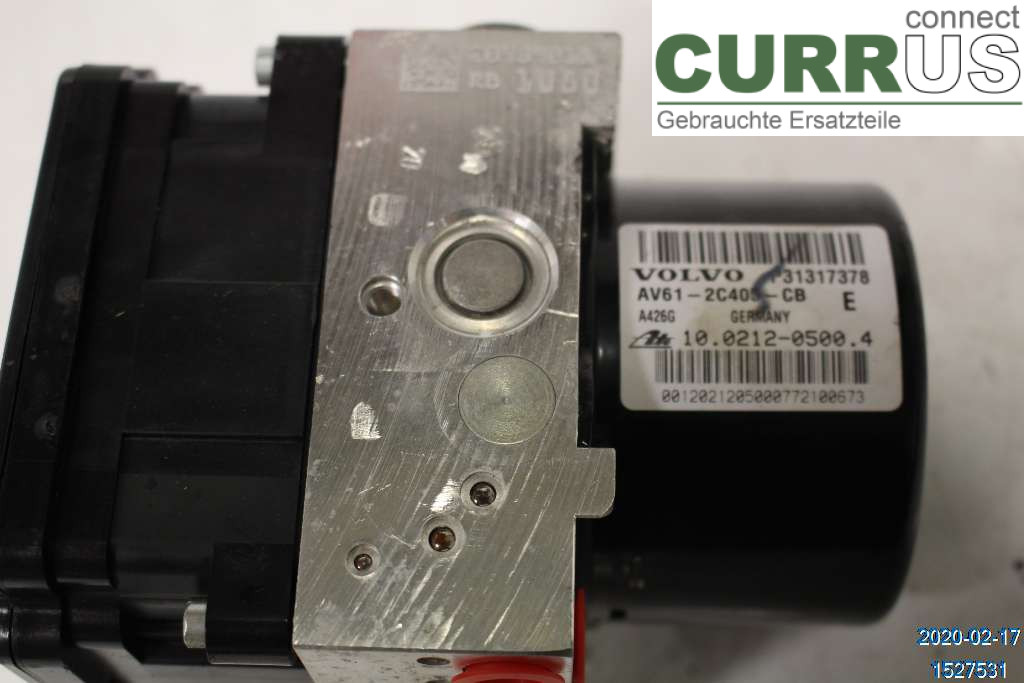 VOLVO V50      08-12 ABS Hydraulic unit 31317379 D2 1.6