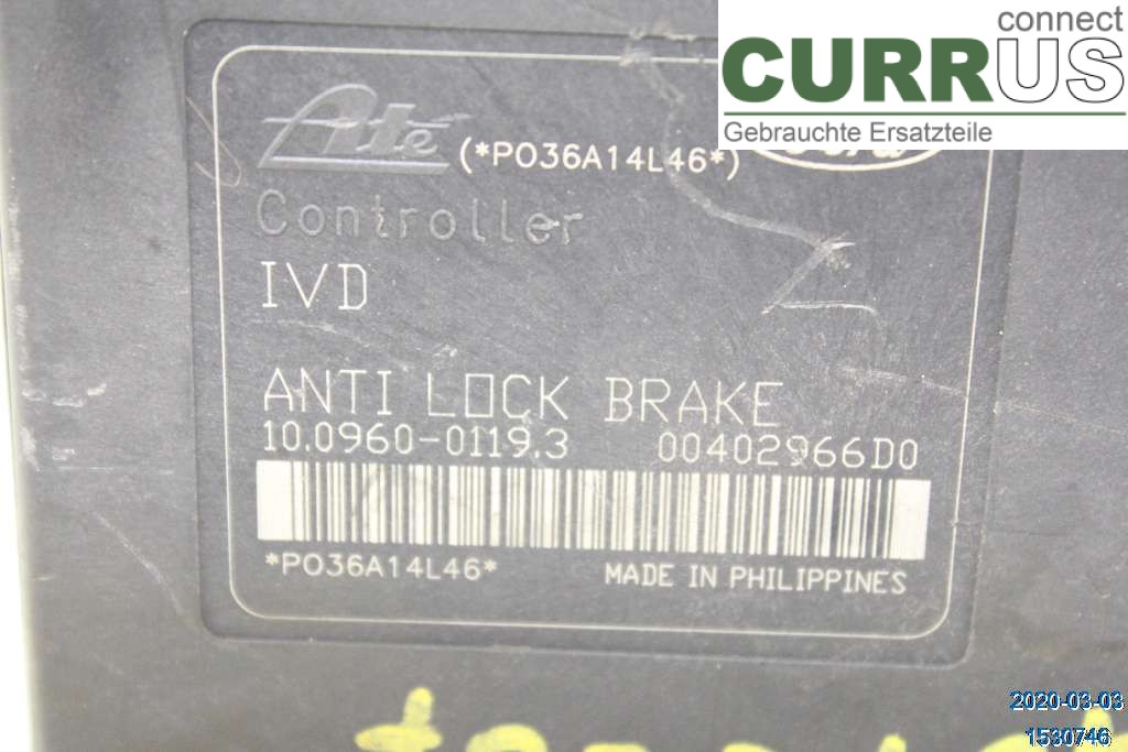 MAZDA 3 I   07-08 ABS Hydraulic unit BPYL437AZF 1,6I Z6