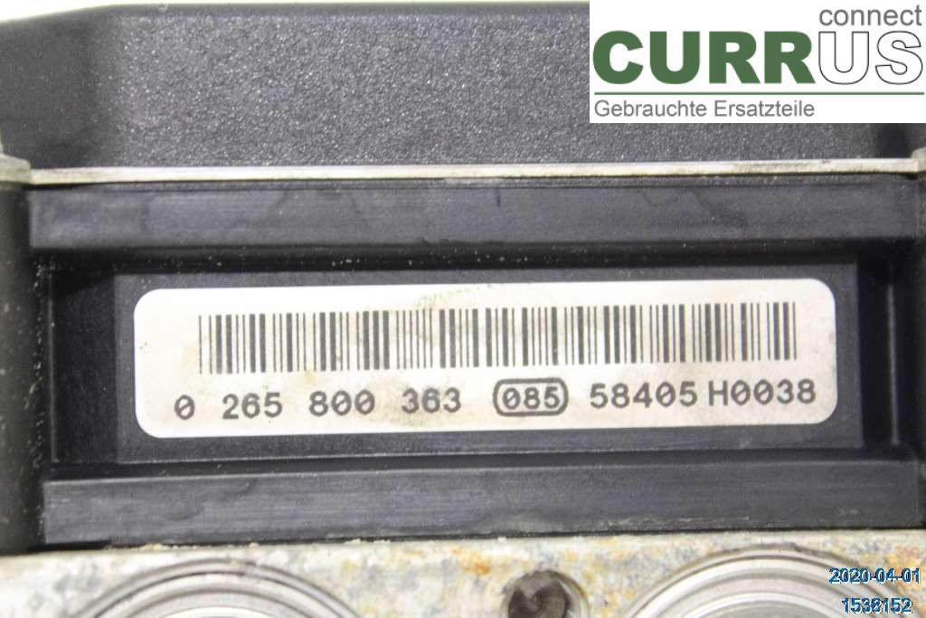 VW POLO       02-05 ABS hydraulisk enhed 6Q0614117R 1,4