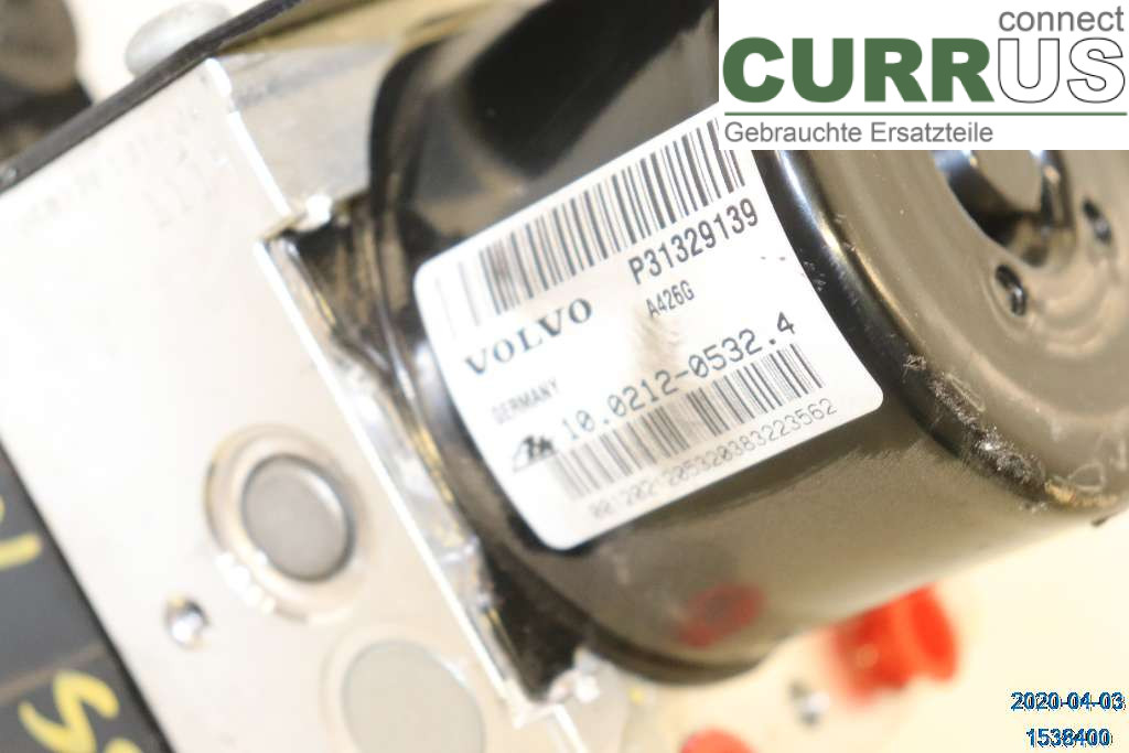 VOLVO S80      07- 13 ABS Hydraulic unit 31329140 D5 2,4