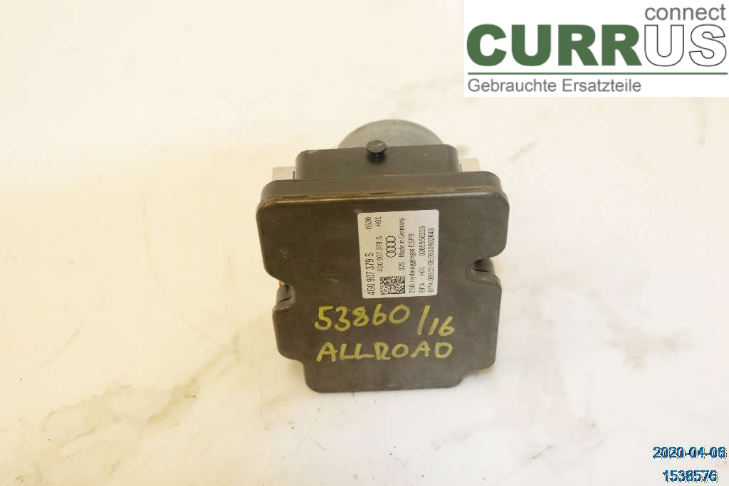 AUDI A6 ALLROAD 4G  12-18 ABS hydraulisk enhet 4G0614517AK 3,0 TDI