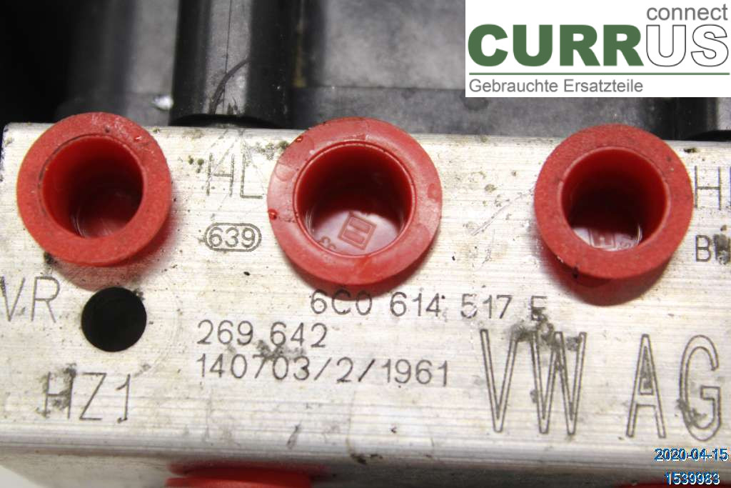VW POLO       10-17 ABS hydraulisk enhed 6C0614517R 1,2 TSI
