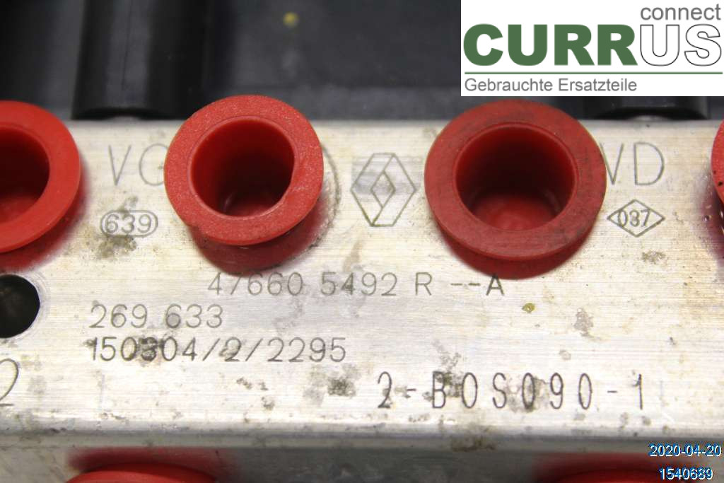 DACIA SANDERO STEPWAY  13-20 ABS-Hydraulikeinheit 476609404R 0,9 TCE