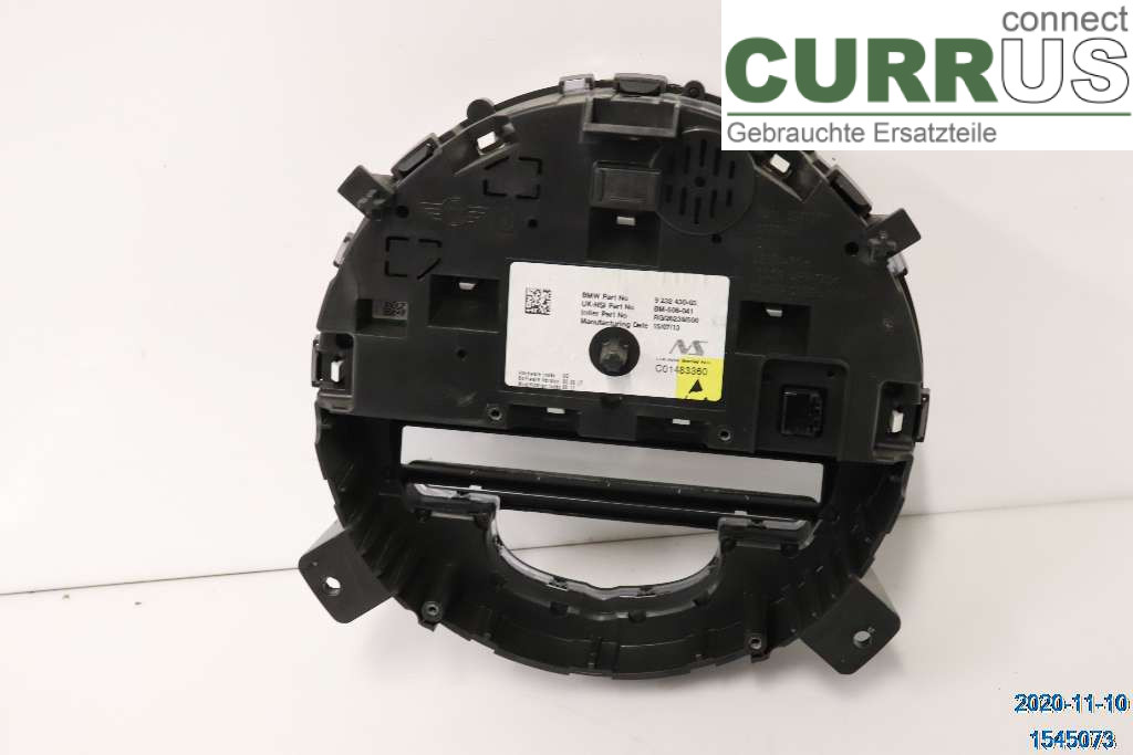 MINI COUNTRYMAN R60 11-16 Instrument cluster / comb 62109232430 2,0 D MK1