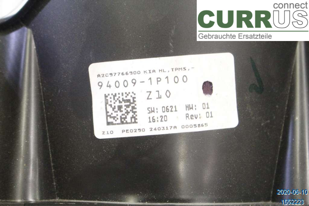 KIA VENGA Instrumentkam 940091P100 1,6 G4FC