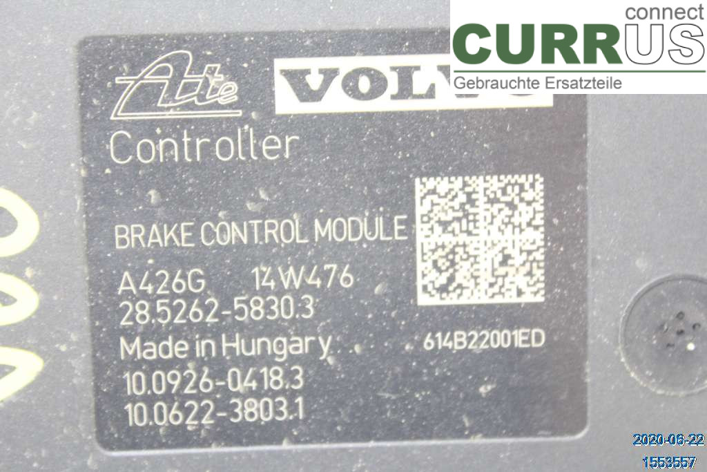 VOLVO V60  14-18 ABS hydraulisk enhet 31423350 D2 1,6