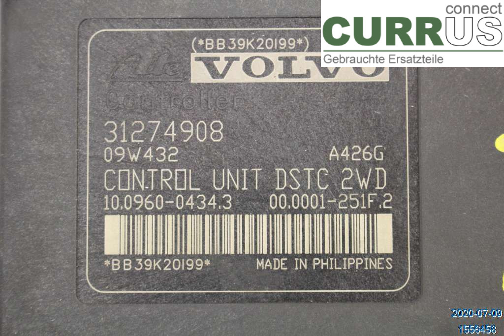 VOLVO S40      08-12 ABS-Hydraulikeinheit 36001319 1,6 D  D4164T