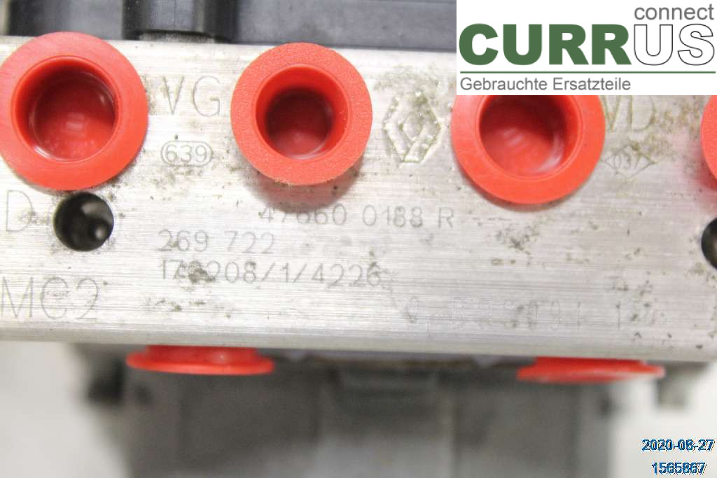 RENAULT CLIO IV   16-19 ABS-Hydraulikeinheit 476605460R 0,9 TCE