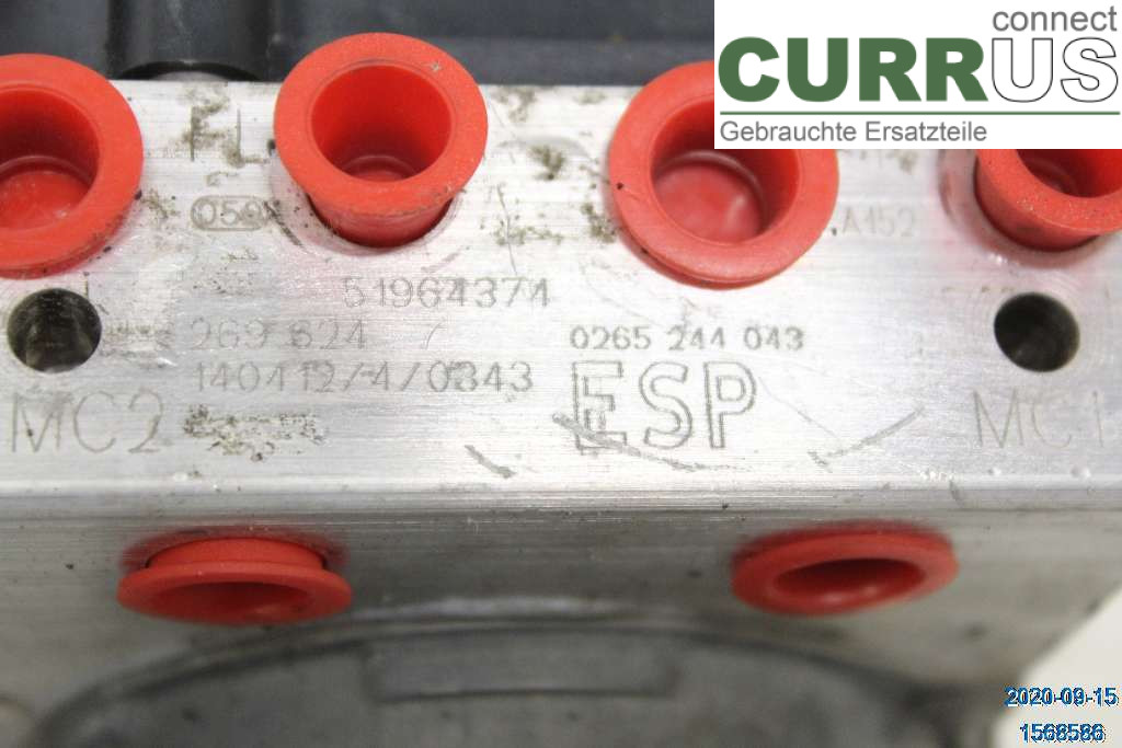 CITROEN JUMPER   07-13 ABS hydraulisk enhet 1617329880 2,2 HDI
