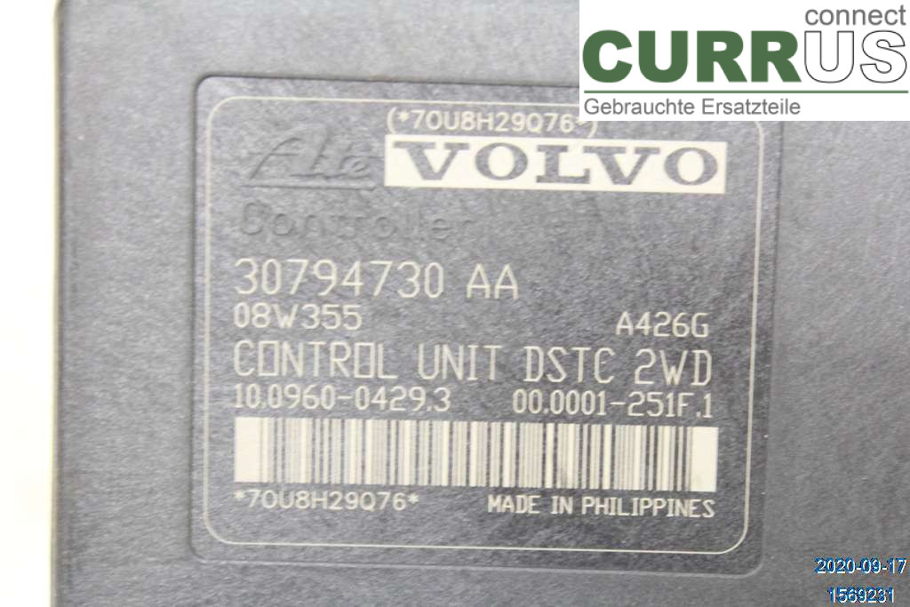 VOLVO S40      08-12 ABS hydraulisk enhet 36001319 1.8