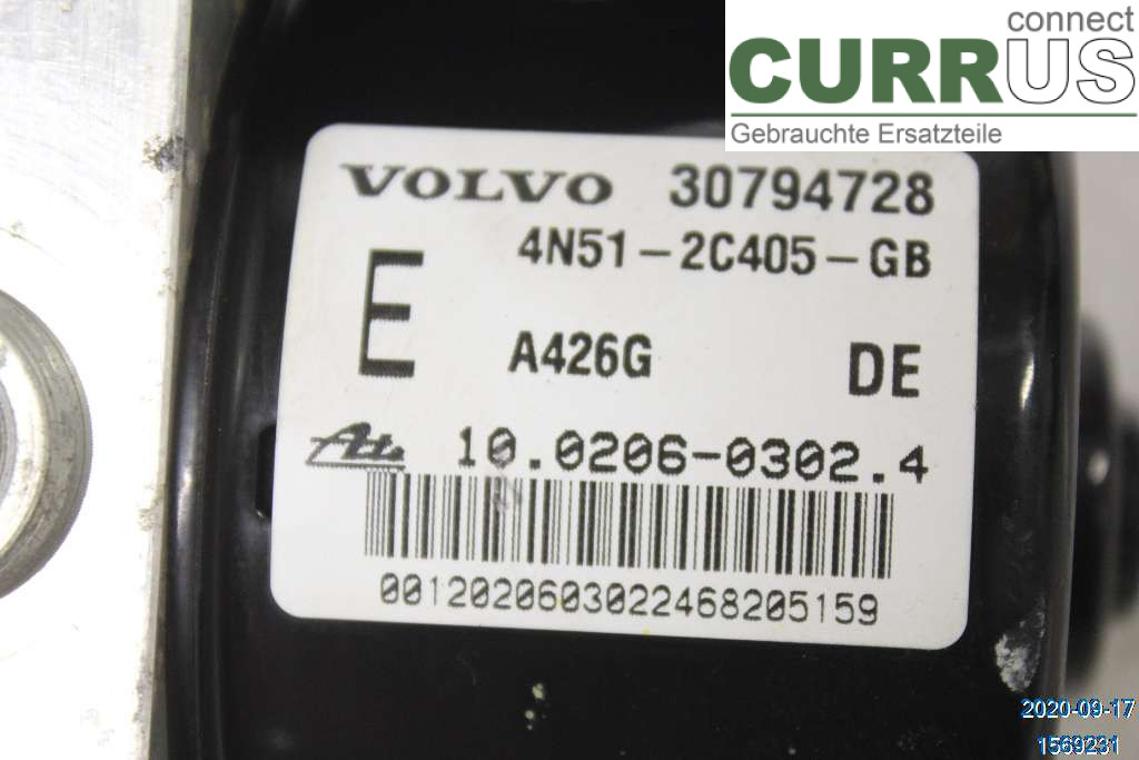 VOLVO S40      08-12 ABS hydraulisk enhet 36001319 1.8