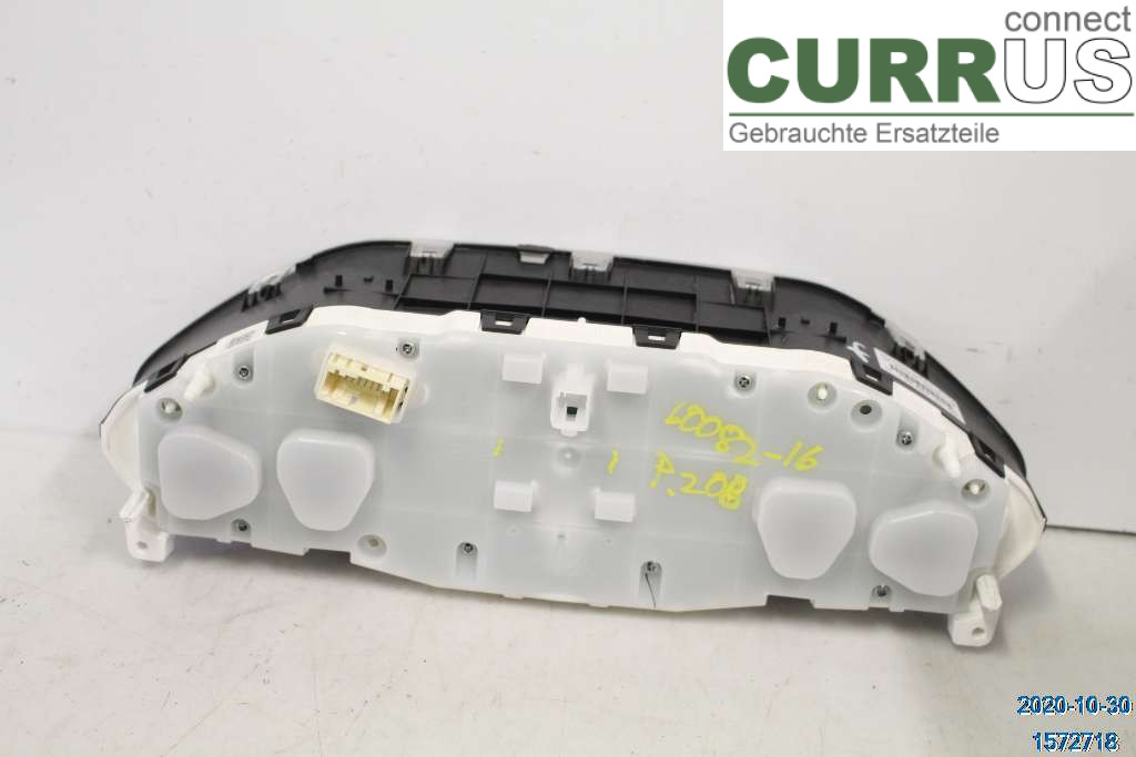 PEUGEOT 208 16-19 Instrument cluster / comb 9825986180 1,2 VTI
