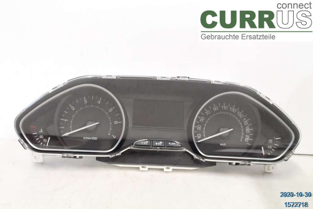 PEUGEOT 208 16-19 Instrument cluster / comb 9825986180 1,2 VTI
