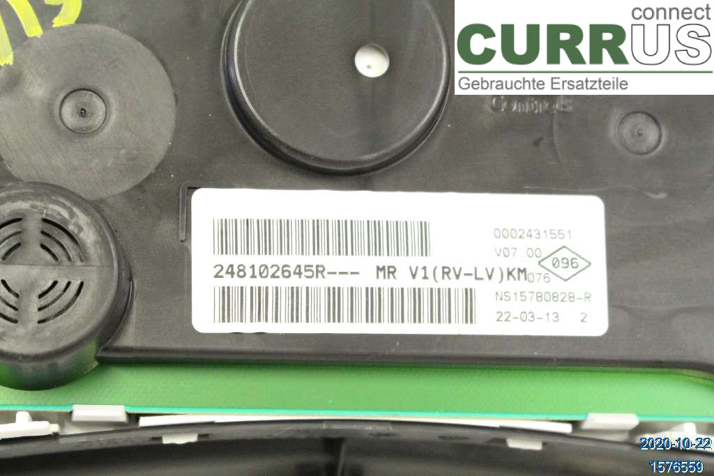 DACIA SANDERO STEPWAY  13-20 Instrument cluster / comb 248100621R 0,9 TCE