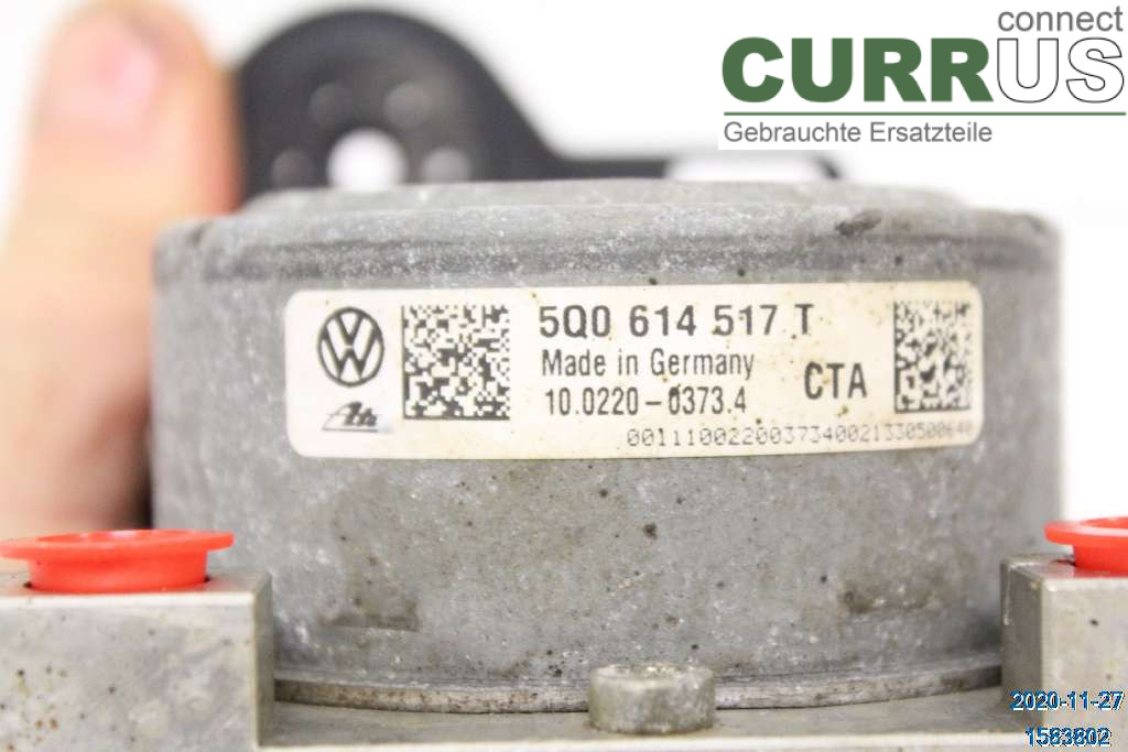 VW GOLF / E-GOLF VII   13-20 ABS Hydraulic unit 5Q0614517T 1.6 TDI