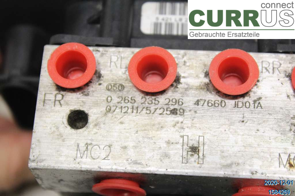 NISSAN QASHQAI   07-10 ABS Hydraulic unit 47660JD29B 2,0