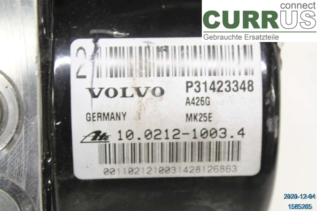 VOLVO V60 CROSS COUNTRY  16-18 ABS Hydraulic unit 31423350 D4 2.0 D4204T14