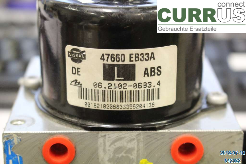 NISSAN NAVARA    05- ABS hydraulisk enhed 47660EB33D 2,5dCi