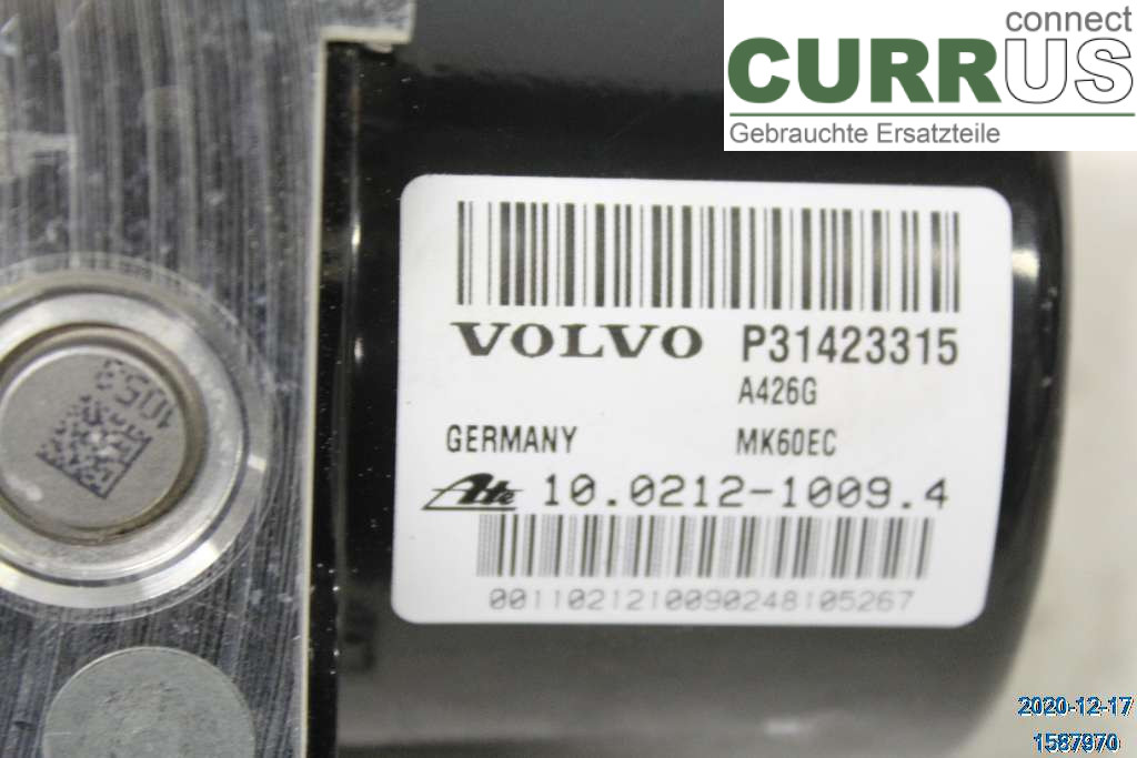 VOLVO V40  CROSS COUNTRY 13-19 ABS-Hydraulikeinheit 31423317 D3 2,0 D4204T9