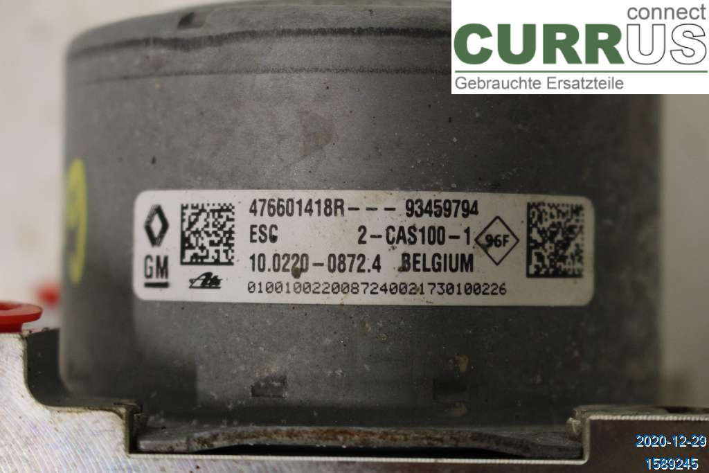 RENAULT TRAFIC  15- Hydrauliczna jednostka ABS 476606076R 1,6 DCI