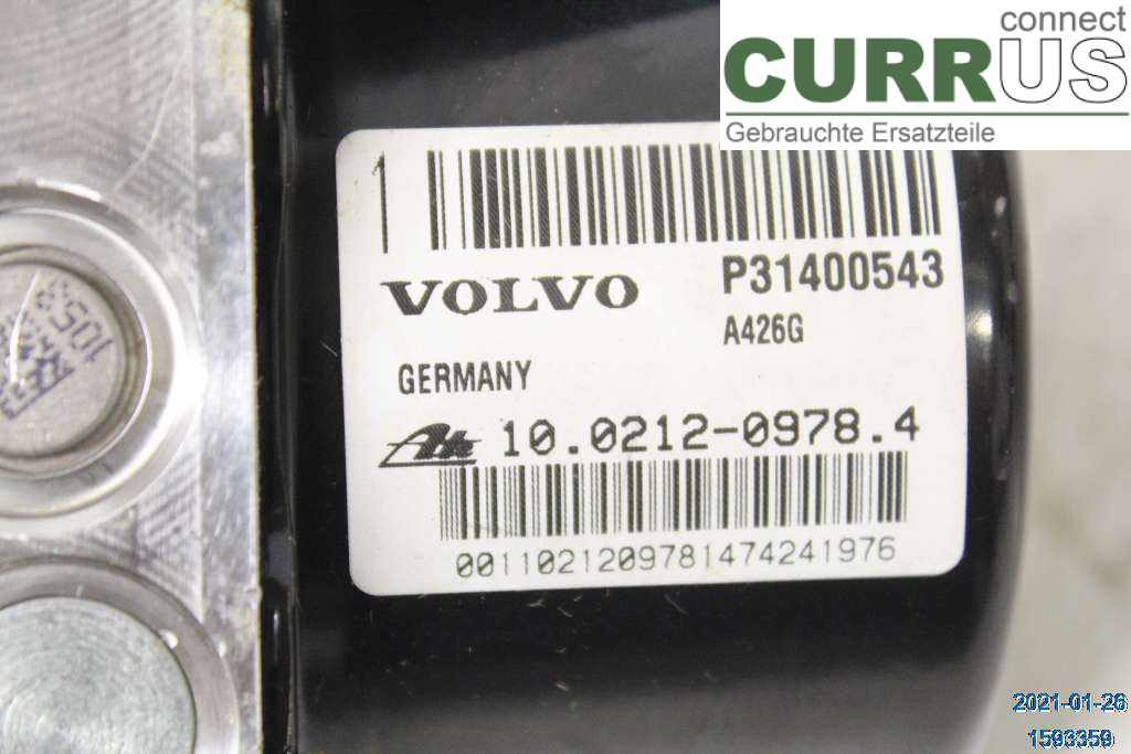VOLVO XC70  14-16 ABS hydraulisk enhed 31400545 D4 2.4