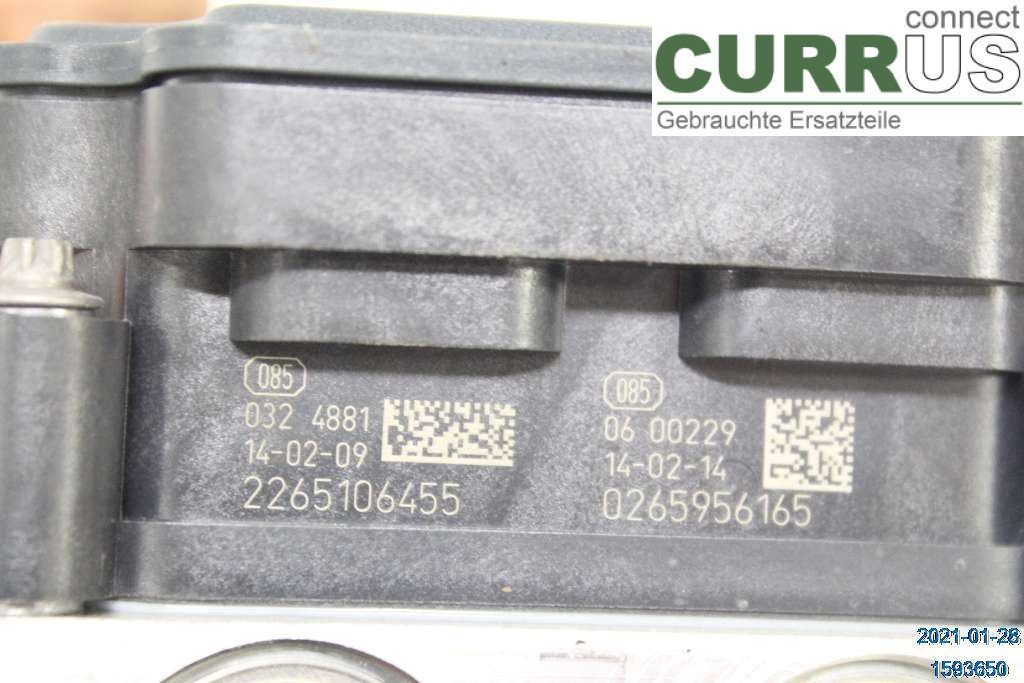 NISSAN QASHQAI  14-17 ABS hydraulisk enhed 476604EA5B 1,6 DCI