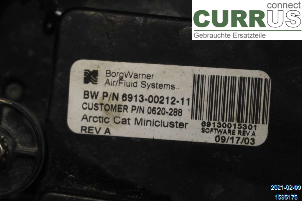 SNÖSKOTER ARTIC Instrument cluster / comb 0620-292 F6 EFI