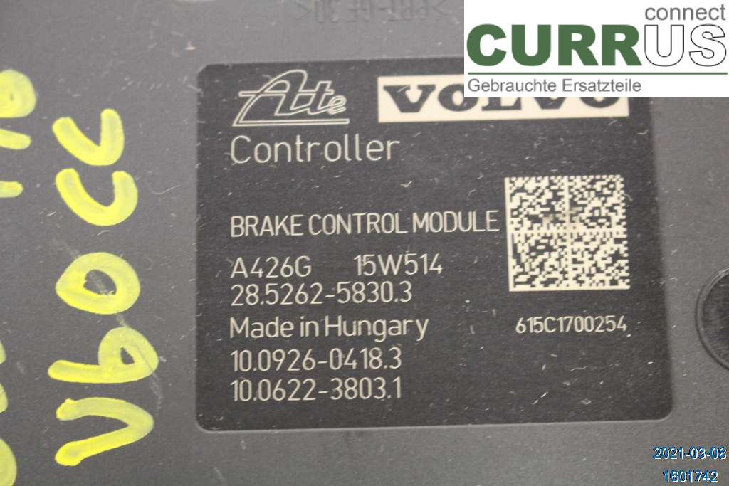 VOLVO V60 CROSS COUNTRY  16-18 Hydrauliczna jednostka ABS 31423350 D5 2,4