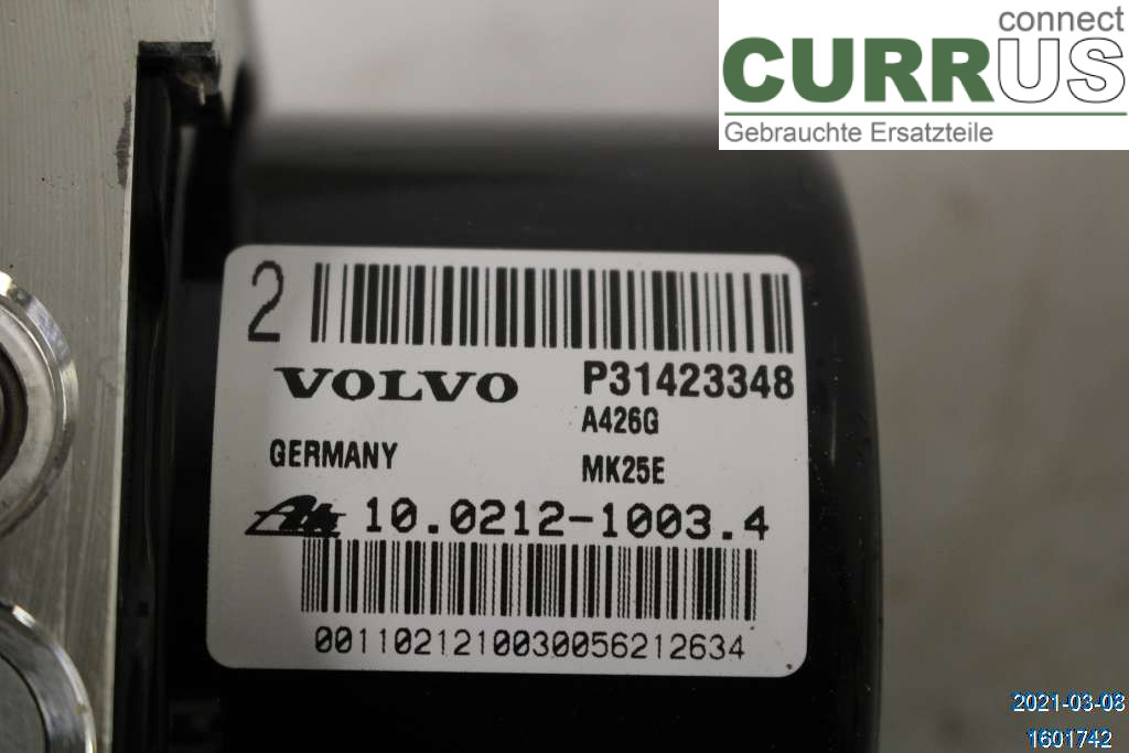 VOLVO V60 CROSS COUNTRY  16-18 Hydrauliczna jednostka ABS 31423350 D5 2,4