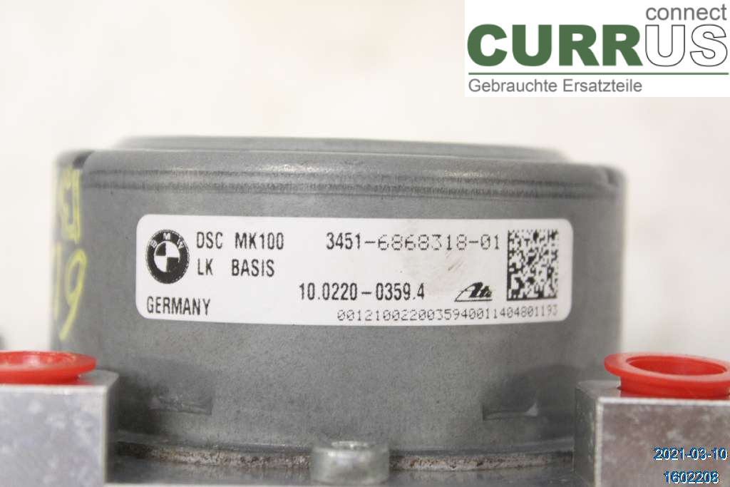 BMW 3 F30/F31/F80    12-19 Hydrauliczna jednostka ABS 34516897117 330D MK1