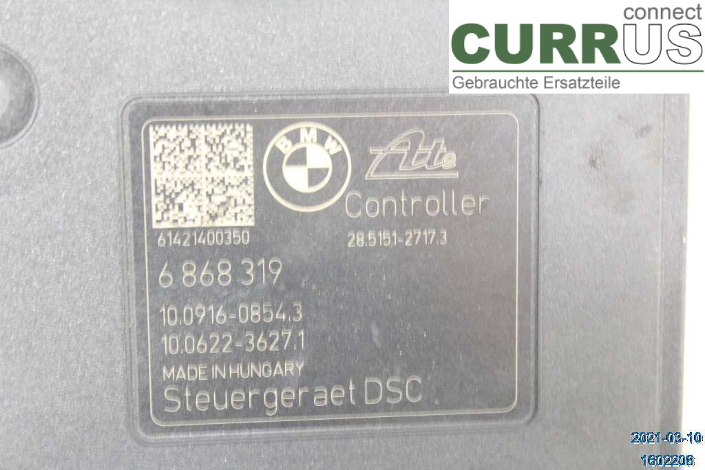 BMW 3 F30/F31/F80    12-19 Hydrauliczna jednostka ABS 34516897117 330D MK1