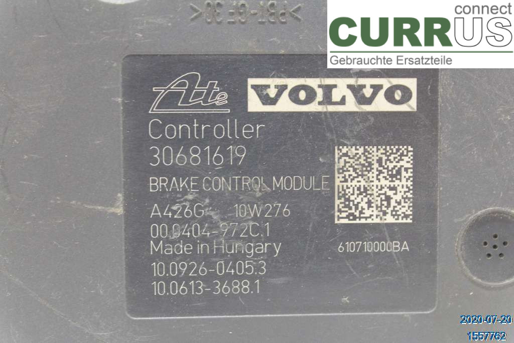 VOLVO S80      07- 13 ABS Hydraulic unit 31329140 D5 2.4