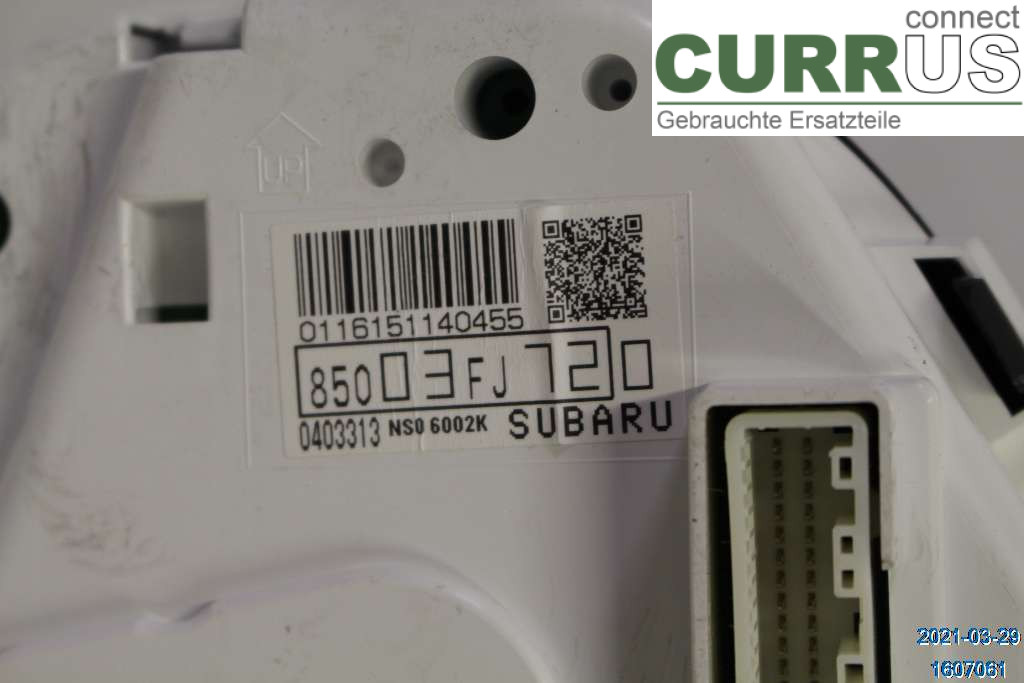 SUBARU IMPREZA IV  13-17 Zestaw wskaźników / liczników 85003FJ720 1,6