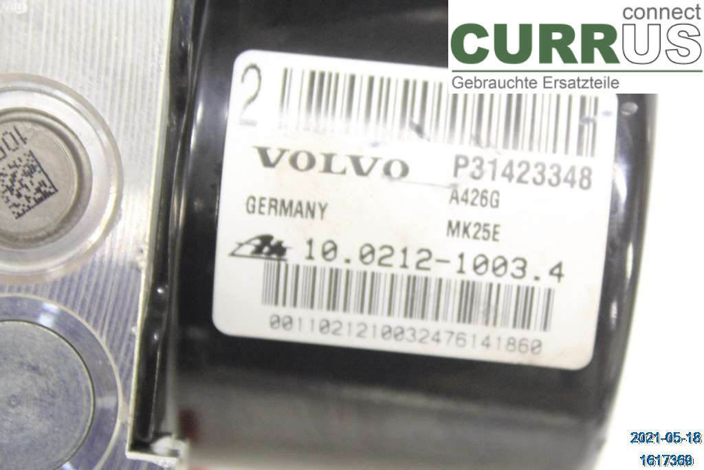VOLVO V60 CROSS COUNTRY  16-18 Hydrauliczna jednostka ABS 31423350 D4 2,4