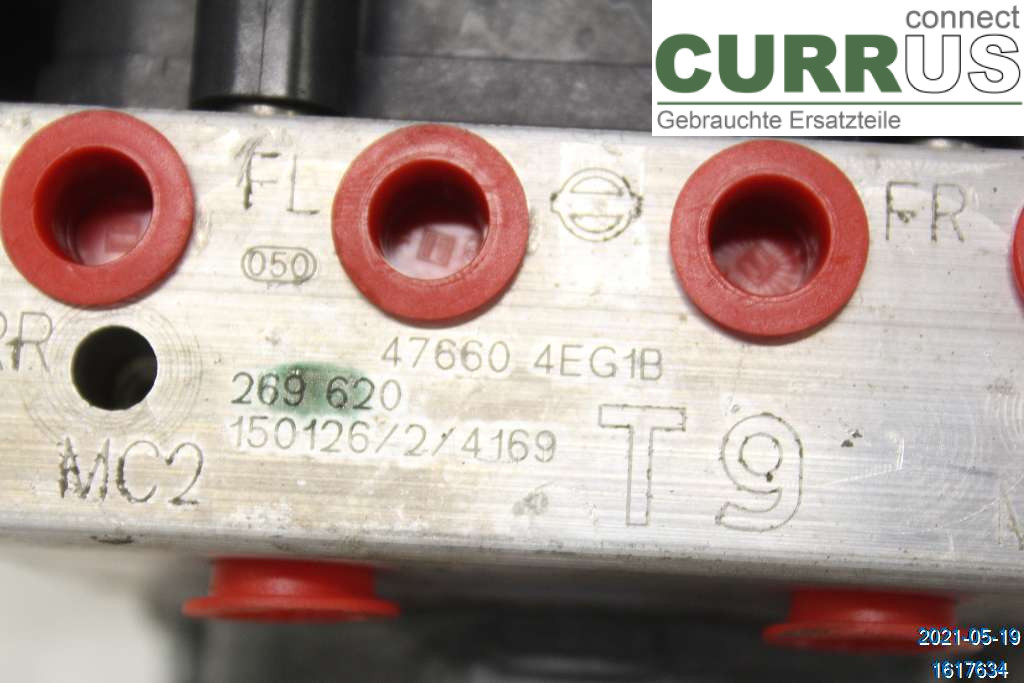 NISSAN QASHQAI  14-17 ABS Hydraulic unit 476604EG5B 1,6 DCI
