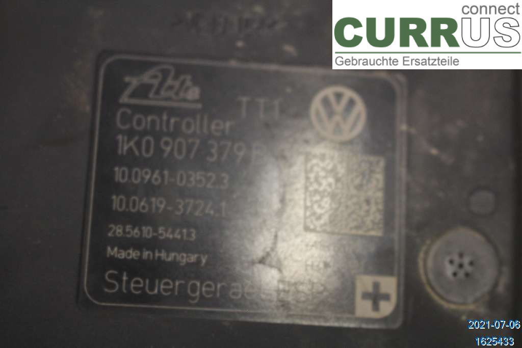 SKODA YETI ABS hydraulisk enhed 1K0614517DE 2,0 TDI
