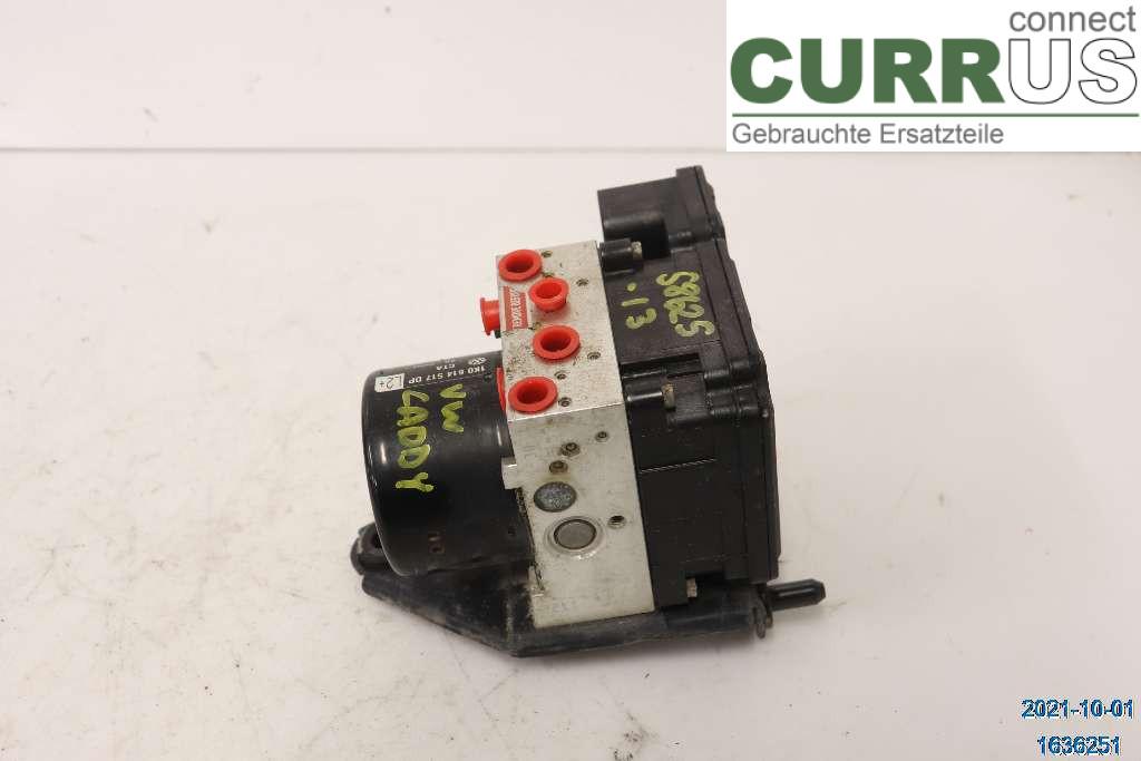VW CADDY  11-15 ABS Hydraulic unit 1K0614517DP 1,6 TDI