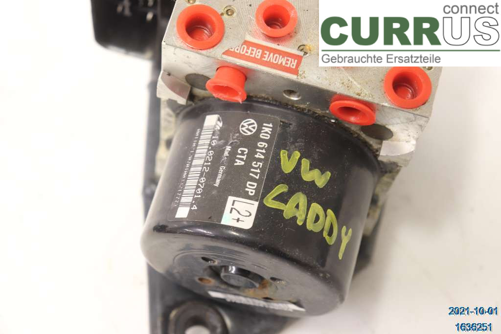 VW CADDY  11-15 ABS Hydraulic unit 1K0614517DP 1,6 TDI
